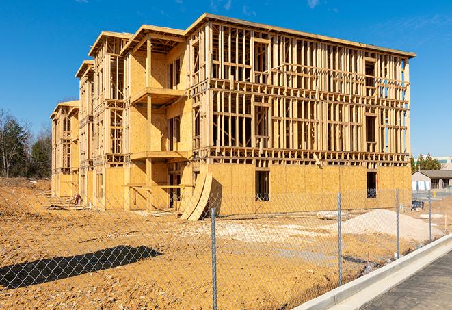 temporary barrier fencing for demolition and renovation projects in Dinuba, CA